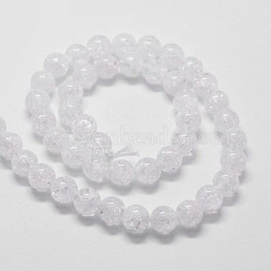 Chapelets de perles en quartz naturel craquelé(G-D840-01-4MM)-2