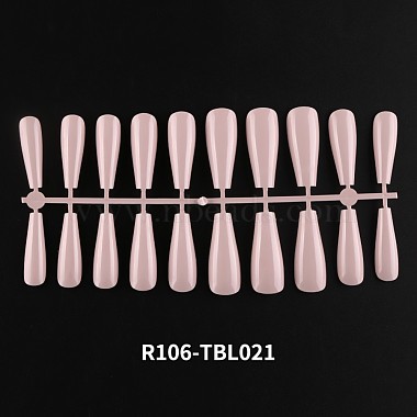 Solid Color Plastic Seamless Toe False Nail(MRMJ-R106-TBL021)-2