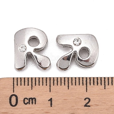 Letter Slider Beads for Watch Band Bracelet Making(ALRI-O012-R-NR)-3
