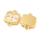 Natural Shell Flower Connector Charms(KK-P275-03G)-2