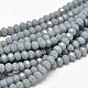 Faceted Rondelle Glass Beads Strands(GLAA-I033-6mm-21)-1