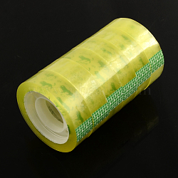 Transparent Adhesive Packing Tape/Carton Sealing, Clear, 15mm, about 12m/roll, 6rolls/group(TOOL-Q008-02)