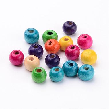 Dyed Natural Wood Beads(X-WOOD-Q006-8mm-M-LF)-2