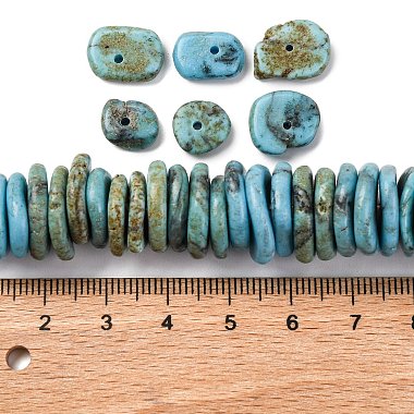 Graduated Synthetic Turquoise Beads Strands(G-A237-01D)-4