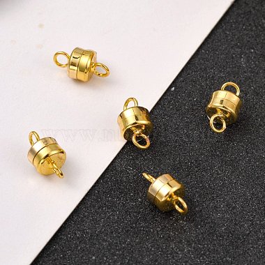 Column Brass Magnetic Clasps with Loops(X-KK-M064-G-NR)-7
