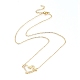Brass Cubic Zirconia Pendant Necklace & Stud Earring Jeweley Sets(SJEW-L154-11G)-3