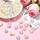 100Pcs 5 Colors Transparent Acrylic Beads(TACR-YW0008-10)-4