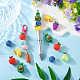 12pcs 6&nbsp;styles de perles de silicone(SIL-TA0003-18)-7