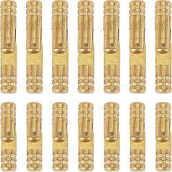 CHGCRAFT 20 Pcs 2 Style Brass Column Hinge, with Screw, Jewelry Box Accessories, Golden, 10pcs/style(FIND-CA0001-76G)