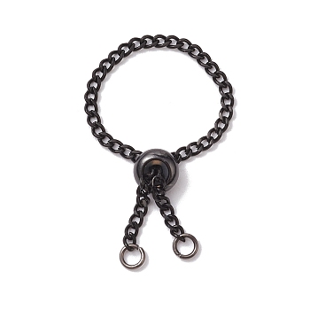 304 Stainless Steel Chain Ring Components, Gunmetal, Inner Diameter: 27mm