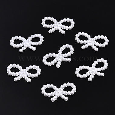 Creamy White Bowknot Plastic Links