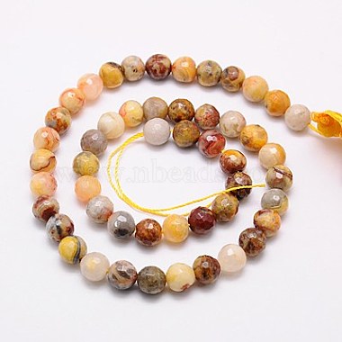 Natural Crazy Agate Beads Strands(G-G542-10mm-10)-2