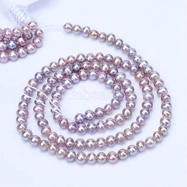 Grade AAA Natural Cultured Freshwater Pearl Beads Strands(PEAR-R063-07B)-2