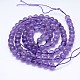 Natural Amethyst Round Bead Strands(G-M212-10mm-01A)-4