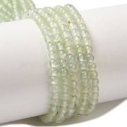 Natural Prehnite Beads Strands, Round, 3~3.5mm, Hole: 0.6~0.7mm, about 120~150pcs/strand, 15.16~15.55''(38.5~39.5cm)(G-B090-A19-03)