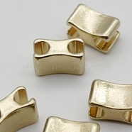 Clothing Accessories, Brass Zipper On The Below of The Plug, Light Gold, 6x4.5x4mm(PALLOY-WH0071-68C-LG)