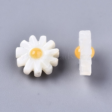 Natural White Shell Mother of Pearl Shell Beads(SHEL-S266-13A)-3