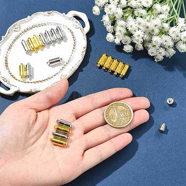 10 Bags Brass Magnetic Clasps with Loops(KK-FS0002-02P)-6