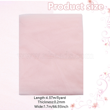 Nylon Mesh Lace Fabric(SENE-WH0003-01)-2