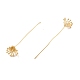 Brass Flower Head Pins(FIND-B009-07G)-2