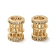 Rack Plating Brass Cubic Zirconia European Beads(KK-K349-05G)-1