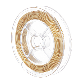 Copper Wire for Jewelry Craft Making, Golden, 20 Gauge, 0.8mm, about 39.37 Feet(12m)/Roll
