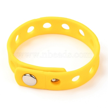 Unisex Silicone Cord Bracelets(BJEW-M204-01A)-2