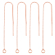 2 Pairs Sterling Silver Stud Earring Finding(STER-HS0001-10RG)-1