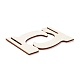 Арка деревянные мини таблички на доске(AJEW-M035-07)-3