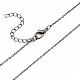 Iron Cable Chain Necklace Making(MAK-I019-01C-B)-1