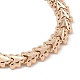 Brass Link Chain Bracelets for Women Men(BJEW-P324-01G-KCG)-2