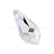 Preciosa&reg Crystal Pendants, Czech Crystal, 451 51 984 Drop, 00030 Crystal, 11x5.5mm, hole: 0.8mm(Y-PRC-PC11-00030)