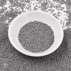 MIYUKI Delica Beads, Cylinder, Japanese Seed Beads, 11/0, (DB2367) Duracoat Opaque Dyed Seal Gray, 1.3x1.6mm, Hole: 0.8mm, about 2000pcs/10g(X-SEED-J020-DB2367)