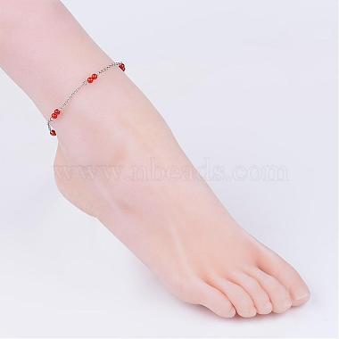 304 Stainless Steel Chain Anklets(AJEW-AN00170)-5