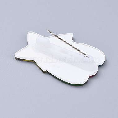 Acrylic Safety Brooches(JEWB-D006-B05)-3