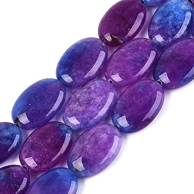 Dyed Natural White Jade Beads Strands(G-N370-01A-03)-2