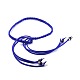(продажа фабрики для вечеринок) регулируемые ожерелья из шнура из искусственной замши(NJEW-JN02538-05)-3