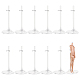 Transparent Plastic Adjustable Doll Standing Bracket(AJEW-WH0312-72)-7