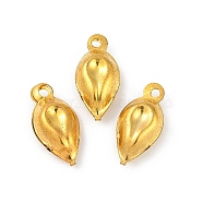 Iron Pendants, Teardrop, Golden, 18.5x9x5mm, Hole: 1.6mm(IFIN-R001-01G)