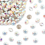 Preciosa&reg MAXIMA Crystal Round Stones, Czech Crystal, Dura Foiling, Round(431 11 615 Chaton), 00030 200 Crystal AB, SS8/PP17(2.3~2.5mm)(Y-PRC-RBSS8-00030-200)