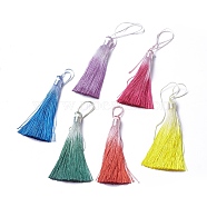 Polyester Tassel Big Pendant Decorations, Mixed Color, 95~100x25~27mm(FIND-E018-06M)