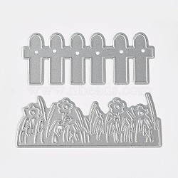 Frame Metal Cutting Dies Stencils, for DIY Scrapbooking/Photo Album, Decorative Embossing DIY Paper Card, Matte Platinum, 3.2~3.3x7.9~8.5cm, 2pcs/set(DIY-WH0066-07)