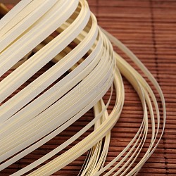 Quilling Paper Strips, Antique White, 390x3mm, about 120strips/bag(DIY-J001-3mm-B23)