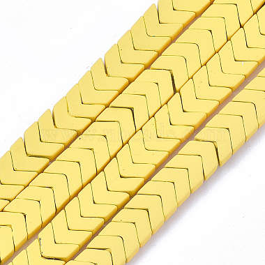 8mm Yellow Mark Non-magnetic Hematite Beads