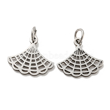 Stainless Steel Color Leaf 304 Stainless Steel Pendants