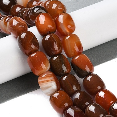 naturelles agate rouge brins(G-NH0019-B02-02)-4