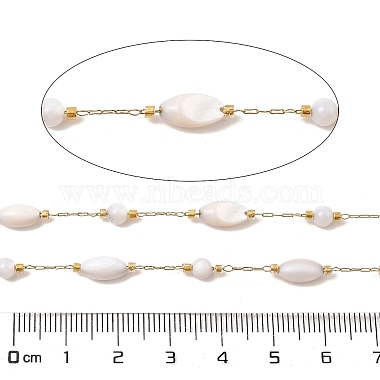 placage ionique (ip) 304 chaînes de trombones en acier inoxydable(CHS-P018-13G)-2