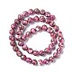 Assembled Synthetic Pyrite and Dyed Howlite Beads Strands(G-K317-A03-01)-4