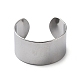 304 Stainless Steel Cuff Rings(STAS-M333-04B-P)-2
