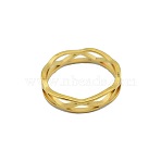 Cross 201 Stainless Steel Finger Rings, Golden, US Size 10(19.8mm)(FS-WG7A805-05)